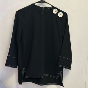 Zara Woman Blouse - BLack USA XXS